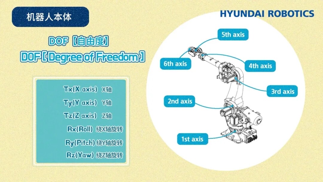 机器人本体自由度